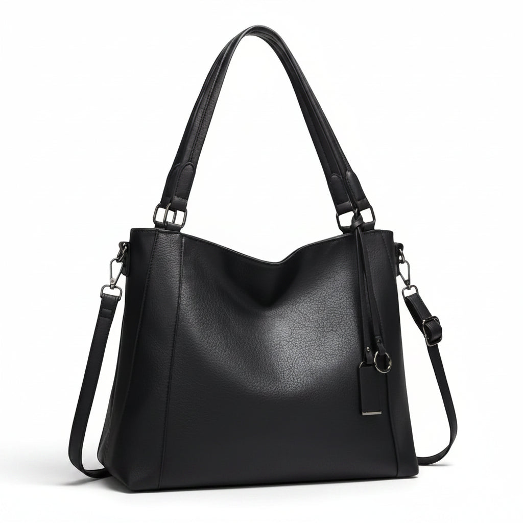 Leather Hobo Bag: Large Capacity PU Shoulder Bag Travel Tote