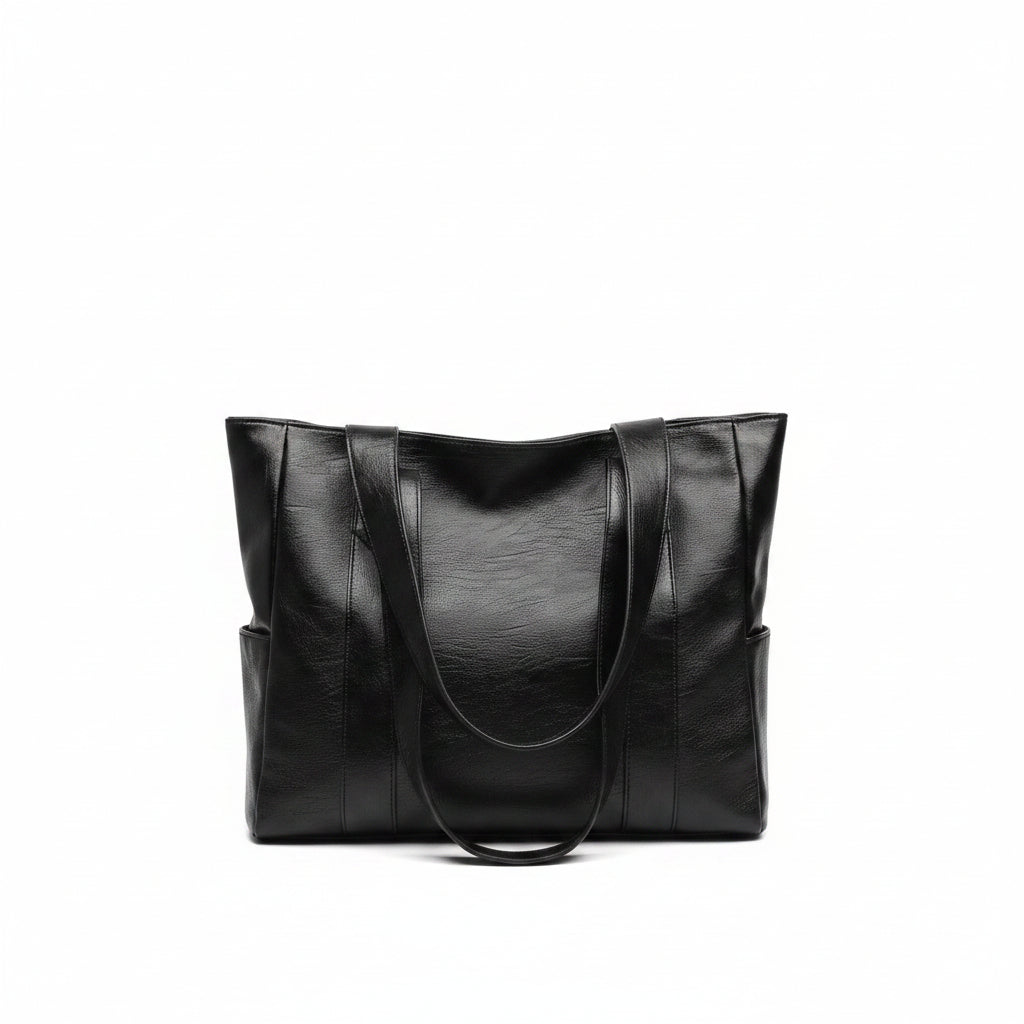 Soft Leather Tote Bag for Women – Large Capacity Shoulder Bag